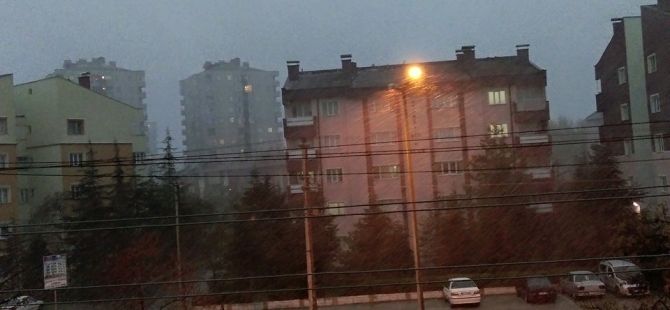 23 Nisan'da Konya'da Kar Manzaraları