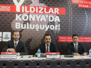 Konya'da Pınar Uluslararası Yıldız Erkekler Basketbol Turnuvası Başlıyor