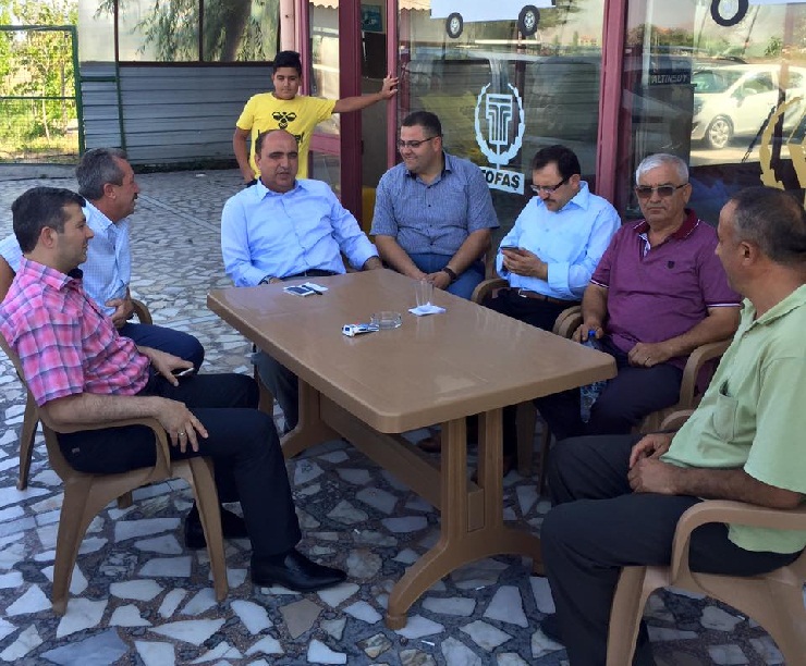 Palta esnaf ziyaretlerini sürdürüyor