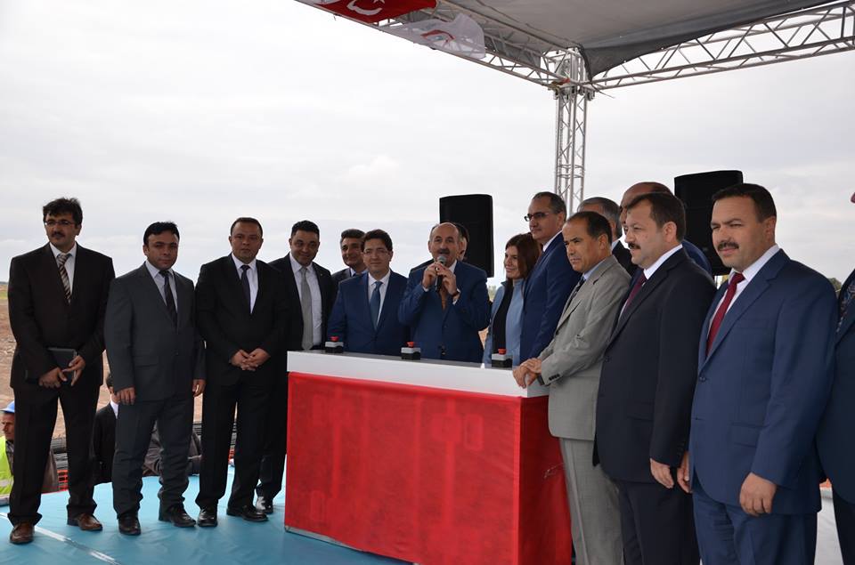 Bakanlar Aksaray'da Hastanenin Temelini Attı