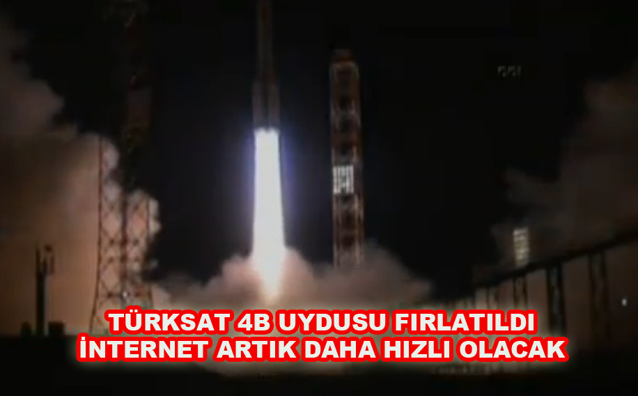 Türksat 4B uydusu fırlatıldı