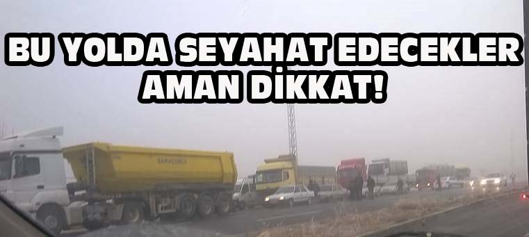 Bu Yolda seyahat edecekler aman dikkat!