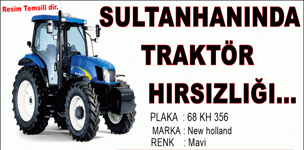 Sultanhanı'nda traktör hırsızlığı