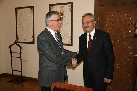 CHP Aksaray İl Başkanı Ali Rıza Toprak'tan Vali Ataklı'ya ziyaret