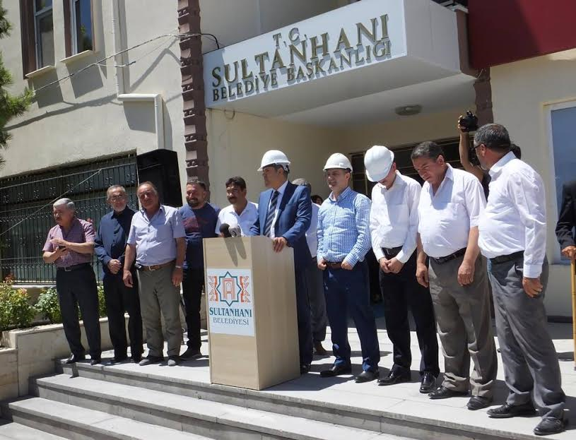 Sultanhanı’na Doğalgaz Altyapı çalışması başladı…