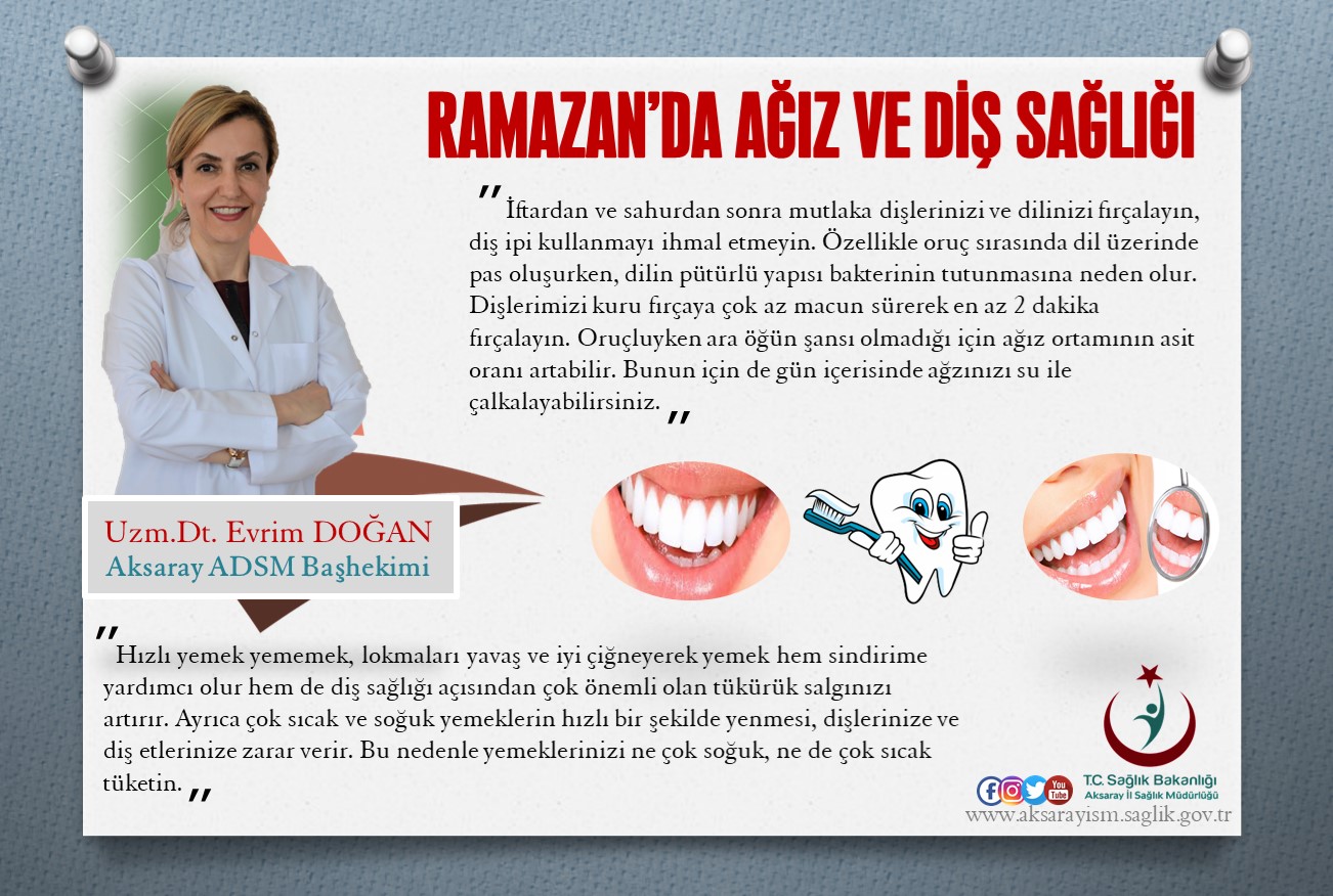 Ramazan’da Ağız Ve Diş Sağlığı