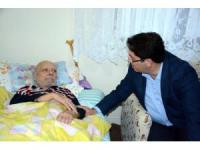 Başkan Yazgı Kanser Hastası Vatandaşı Ziyaret Etti
