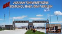 Koçaş’tan Aksaray Üniversitesi’ne Manevi İsim Önerisi