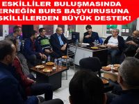 Eskililer Derneği'nin Burs Başvurusuna Eskilli vatandaşlardan büyük destek!